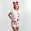Pijama Tres Pieza De Oso Moños, Talla S