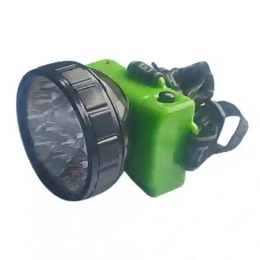Linterna Recargable De Cabeza 12 Led – Enchufe Retráctil Y Cabezal Basculante