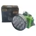 Linterna Recargable De Cabeza 12 Led – Enchufe Retráctil Y Cabezal Basculante