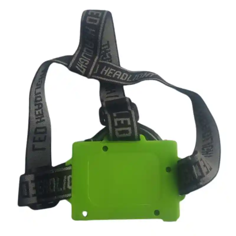 Linterna Recargable De Cabeza 12 Led – Enchufe Retráctil Y Cabezal Basculante