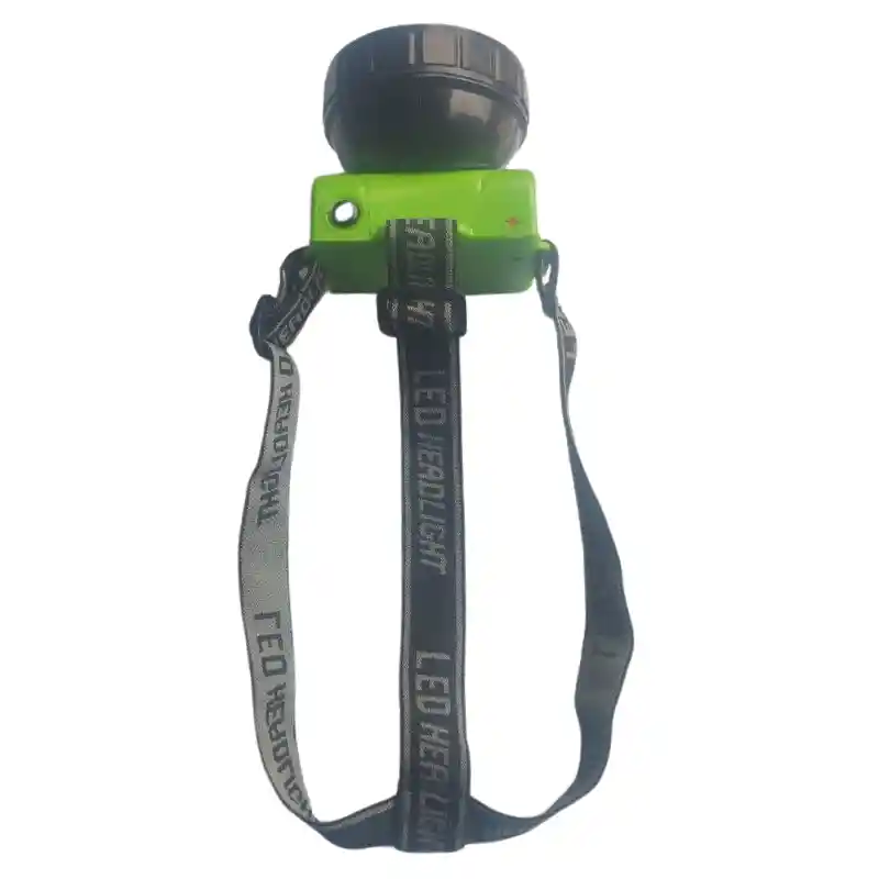 Linterna Recargable De Cabeza 12 Led – Enchufe Retráctil Y Cabezal Basculante