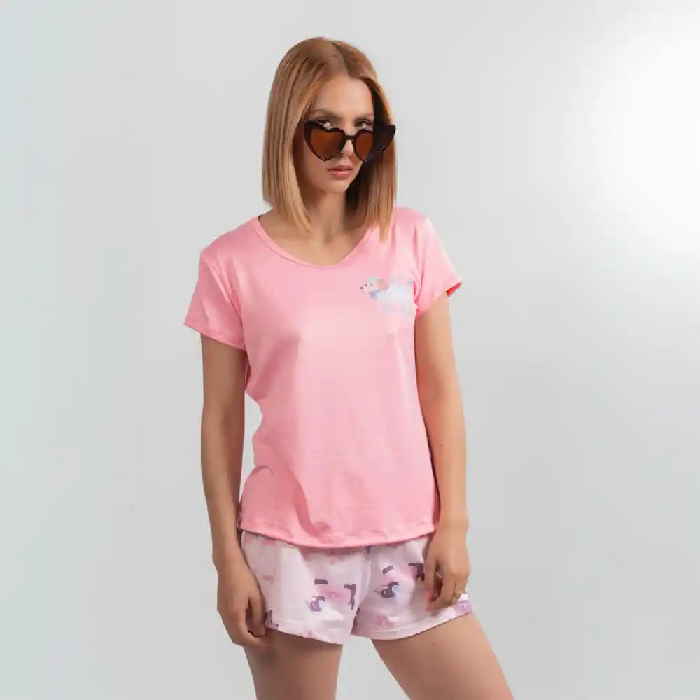 Pijama Tres Pieza De Perro Salchicha, Talla L