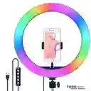 Aro Luz Rgb Led De 33cm Con Tripode