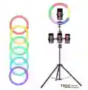 Aro Luz Rgb Led De 26cm Con Tripode