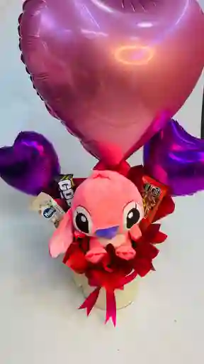 Detalle Tierno Con Peluche Ángela Y Dulces