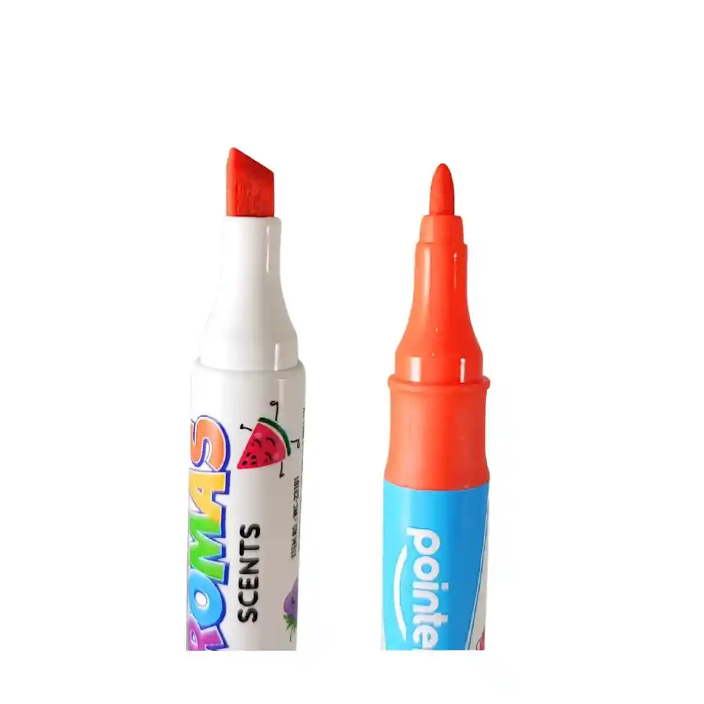 Marcadores Aromas Colores Divertidos 12 Unidades Para Niños