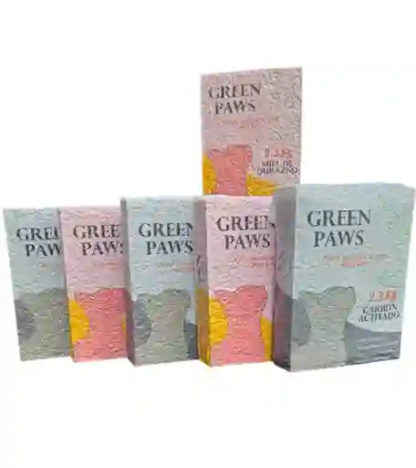 Arena De Soya Tofu Green Paws Caja X6pq Aroma Mixta