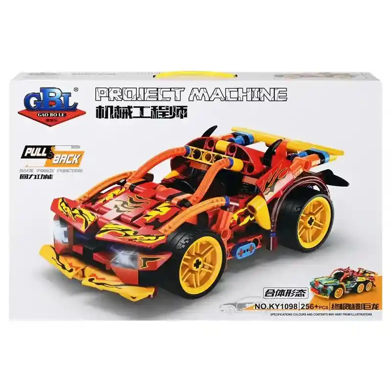 Lego De Carro 256 Piezas Fichas Armatodo Diversion Familiar