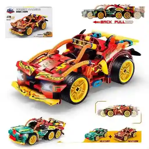 Lego De Carro 256 Piezas Fichas Armatodo Diversion Familiar