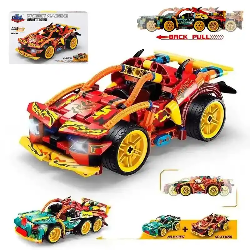 Lego De Carro 256 Piezas Fichas Armatodo Diversion Familiar
