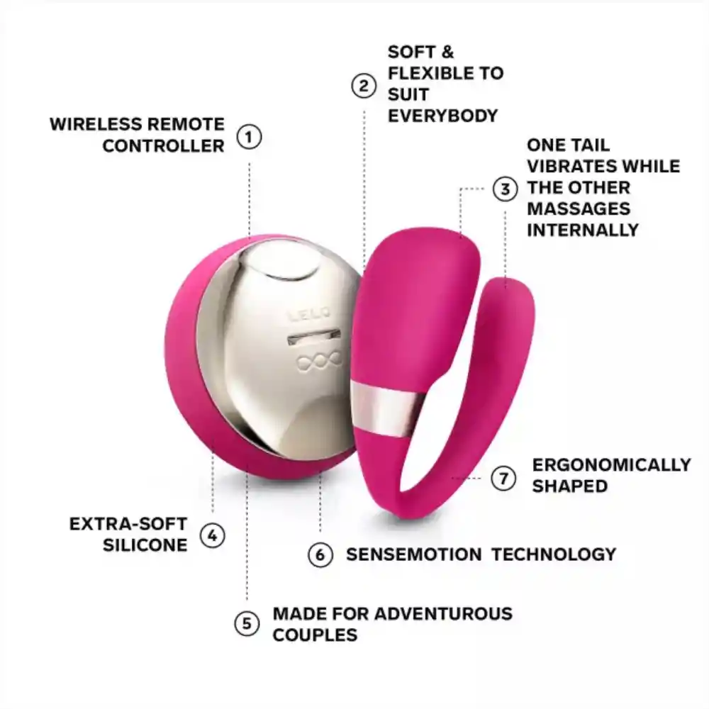 Vibrador Dual Tiani 3 Fucsia Lelo