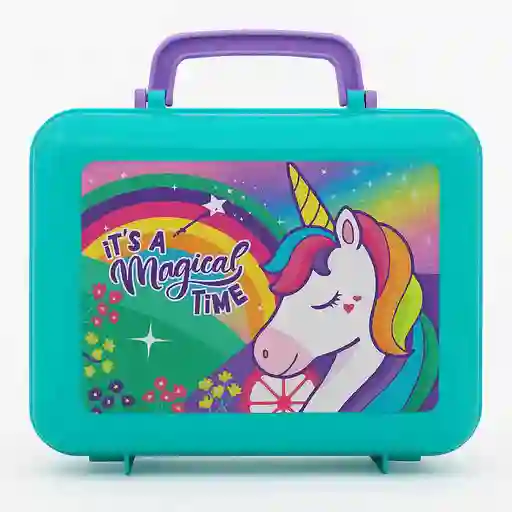 Lonchera Escolar Con Accesorios Unicornio Para Niños