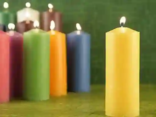 Vela Veladora # 7 Colores