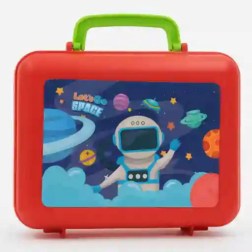 Lonchera Escolar Con Accesorios Astronautas Para Niños