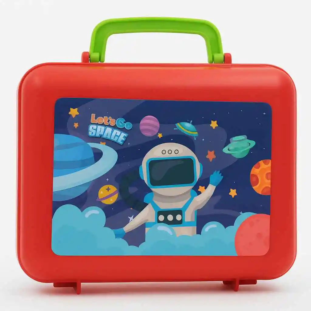 Lonchera Escolar Con Accesorios Astronautas Para Niños