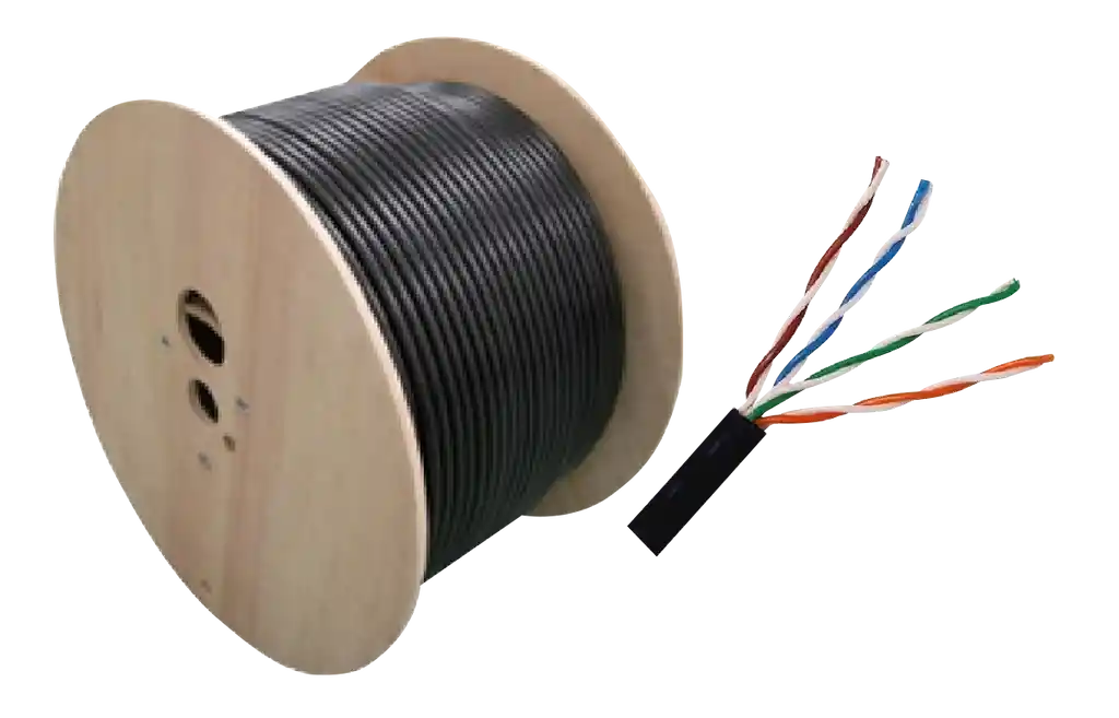 Cable Utp Cat 5e Certificado Neotek Exterior 100 % Cobre 100 Mts