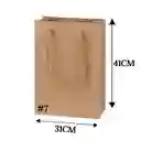 Bolsa De Papel Kraft #7 De 31*41*8cm