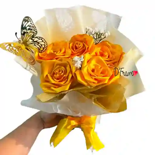 Rosas Amarillas Eternas