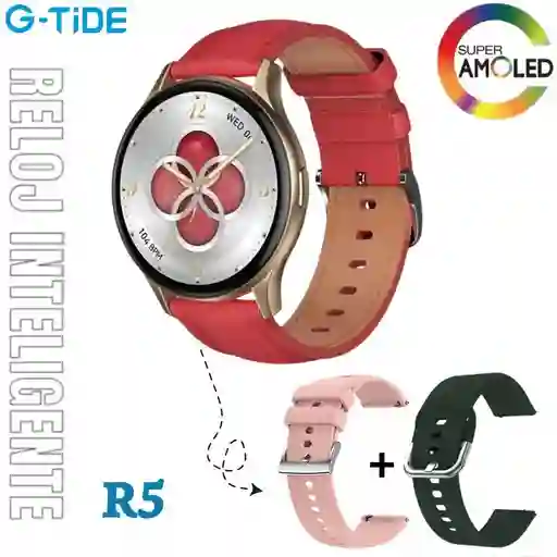 Reloj Inteligente Smartwatch Bluetooth G-tide R5 Dorado