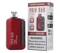 Priv Bar 15k Puff Cherry Paradise Con Turbo