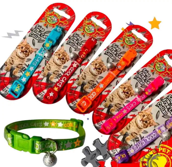 Collar Importado Para Gato Cool Cats Dl-tl-2609/nara