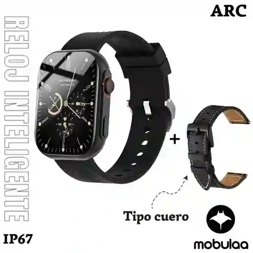 Reloj Inteligente Smartwatch Bluetooth Mobulaa Arc Negro