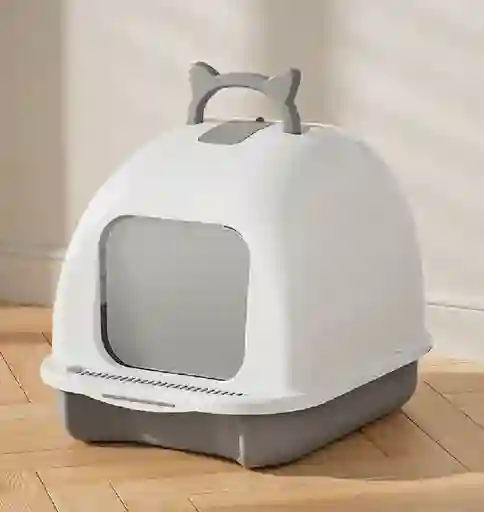 Arenera Cerrada Furcat Pr72 Gris+blanco Con Pala