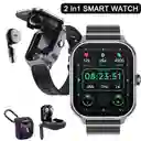 Reloj Inteligente Smartwatch Bluetooth Con Audifonos Inalambricos Incorporados