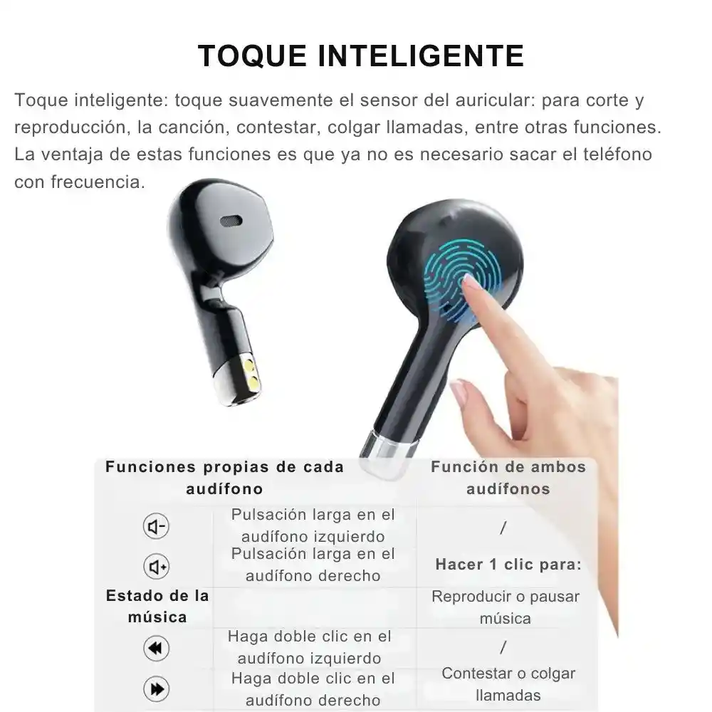 Reloj Inteligente Smartwatch Bluetooth Con Audifonos Inalambricos Incorporados