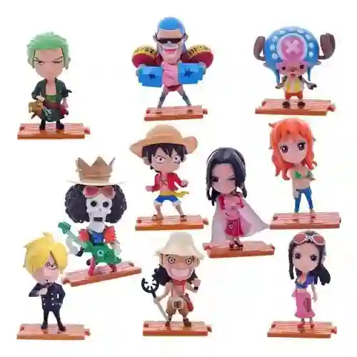 One Piece Colección Figuras Robin Nami En Bolsa X10