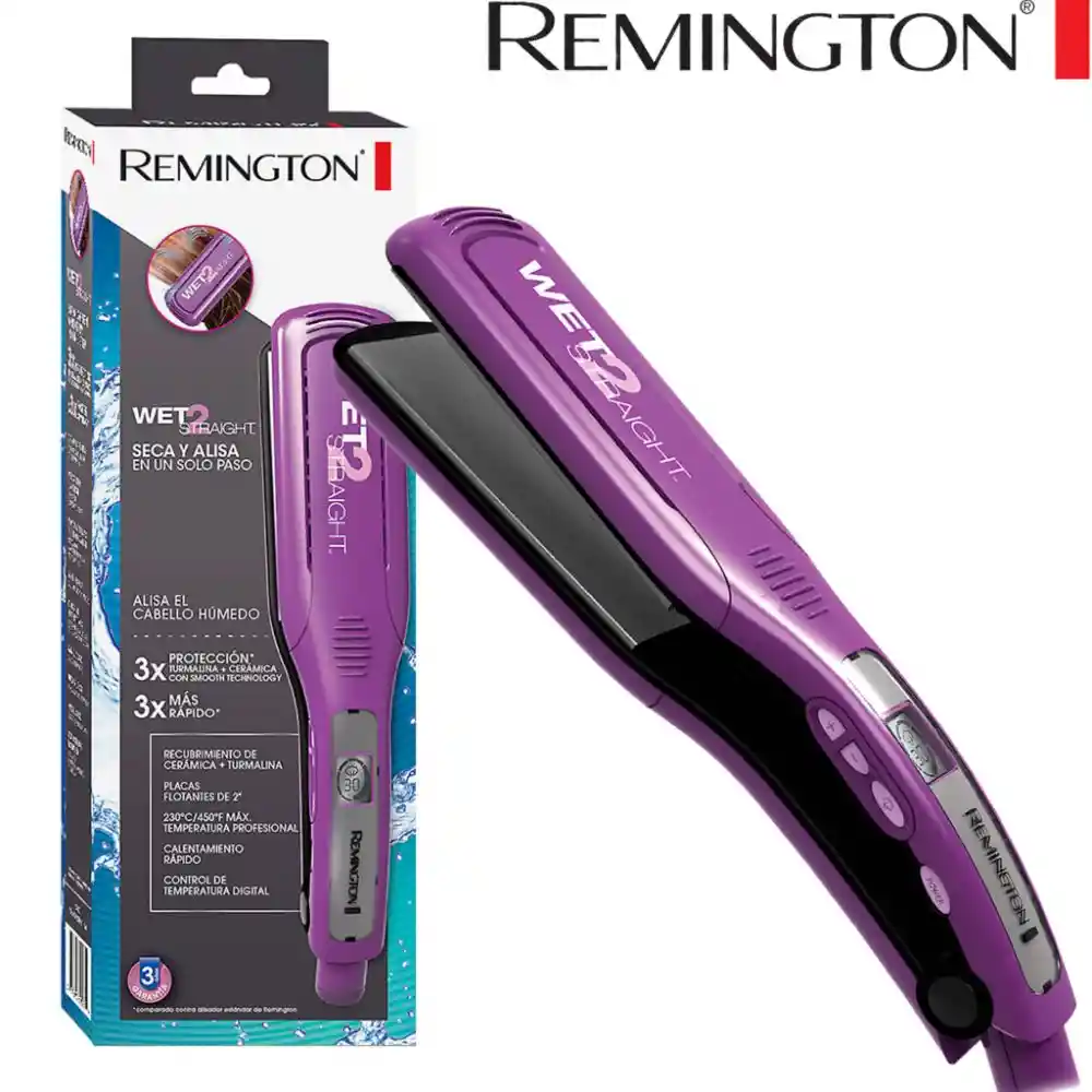 Plancha Alisadora Remington Original Wet2 Straight