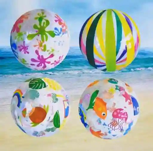 Pelota Piscina Inflable Divertida Jumbo 20"