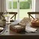 Servilletero De Madera Oscura (cs)