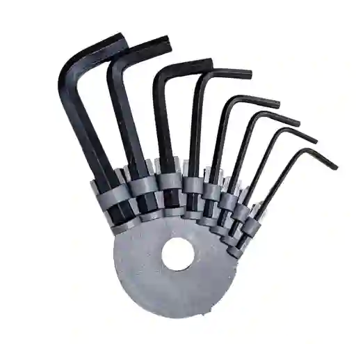 Juego De Llaves Bristol Allen 8 Pcs Hexagonales De 1.5 Mm A 6.0 Mm