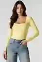 Body Malka Talla S/m Amarillo