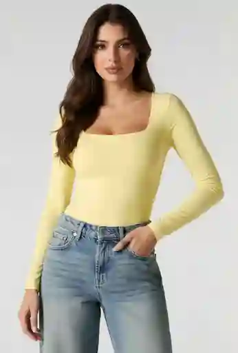 Body Malka Talla S/m Amarillo