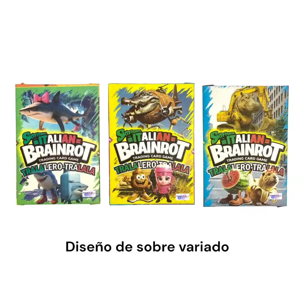 150 Cartas Italian Brainrot Tralalero Tralala Coleccionables