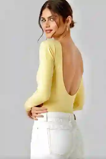Body Alma Talla S/m Amarillo