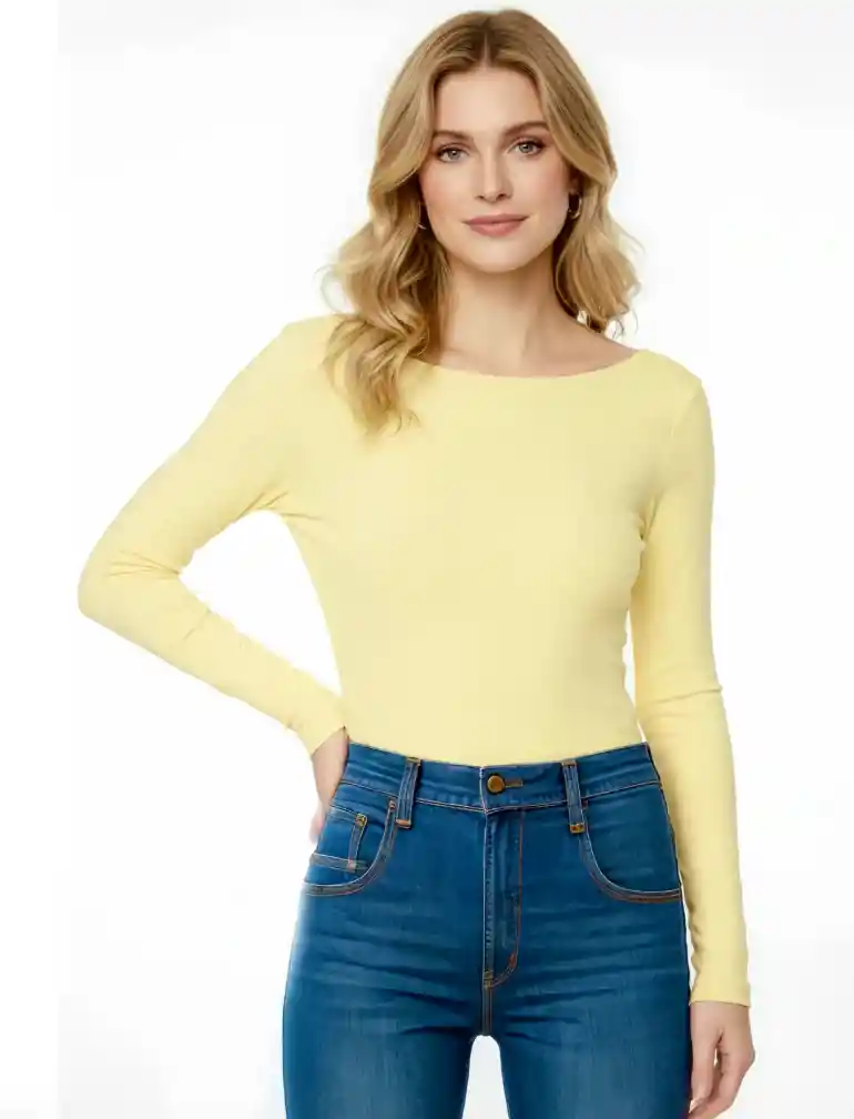 Body Alma Talla S/m Amarillo