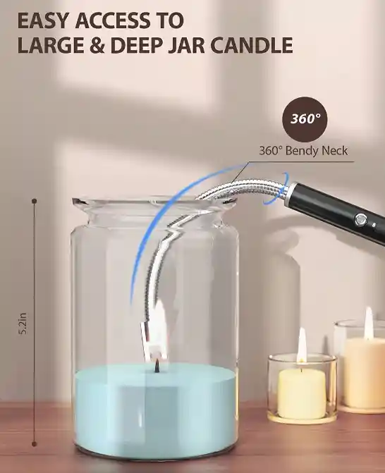 Encendedor Eléctrico Cocina Flexible Recargable Usb