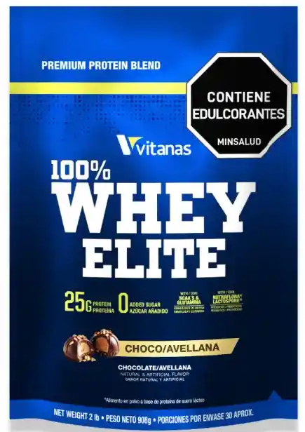 Whey Elite 2 Lb Choco Avellana
