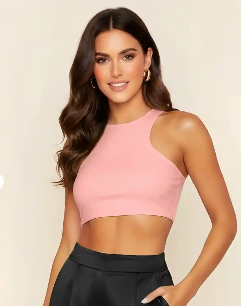 Crop Top X Palo Rosa Talla S/m