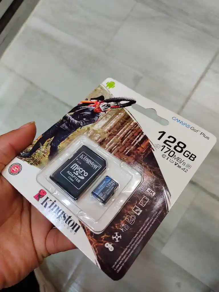 Tarjeta De Memoria Kingston Micro Sd Con Adaptador 128 Gb