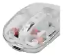 Mouse Inalámbrico Blanco Con Transparencia