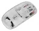 Mouse Inalámbrico Blanco Con Transparencia