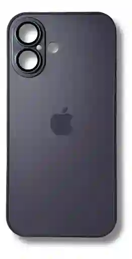 Funda Iphone 16 Ag-nano Glass Premium Forro Violeta Oscuro