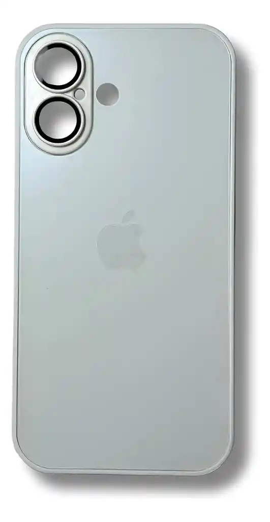 Funda Iphone 16 Nano Glass Case Blanco