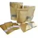 Bolsas Doypack 14x20 Cms Doradas Con Cierre X 10 Unds, Doypack 14x20 Cms Con Zipper