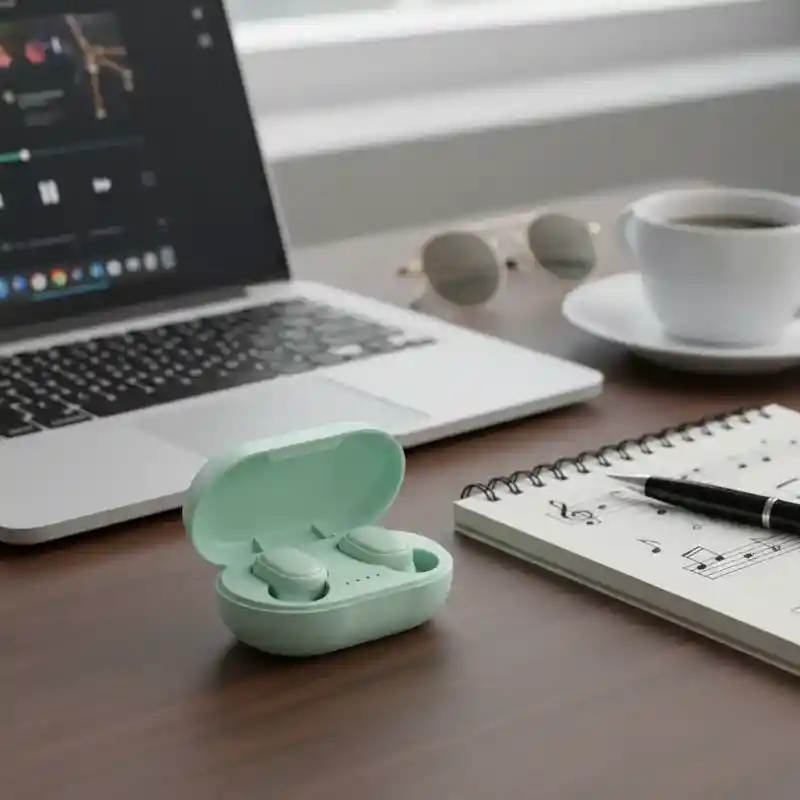Audifonos Inalambricos Mini Verde Claro