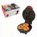 Mini Maquina Para Donas 3 Puestos Antiadherente 350w Roja